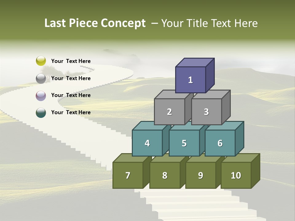 Idea Opportunity Cloudscape PowerPoint Template