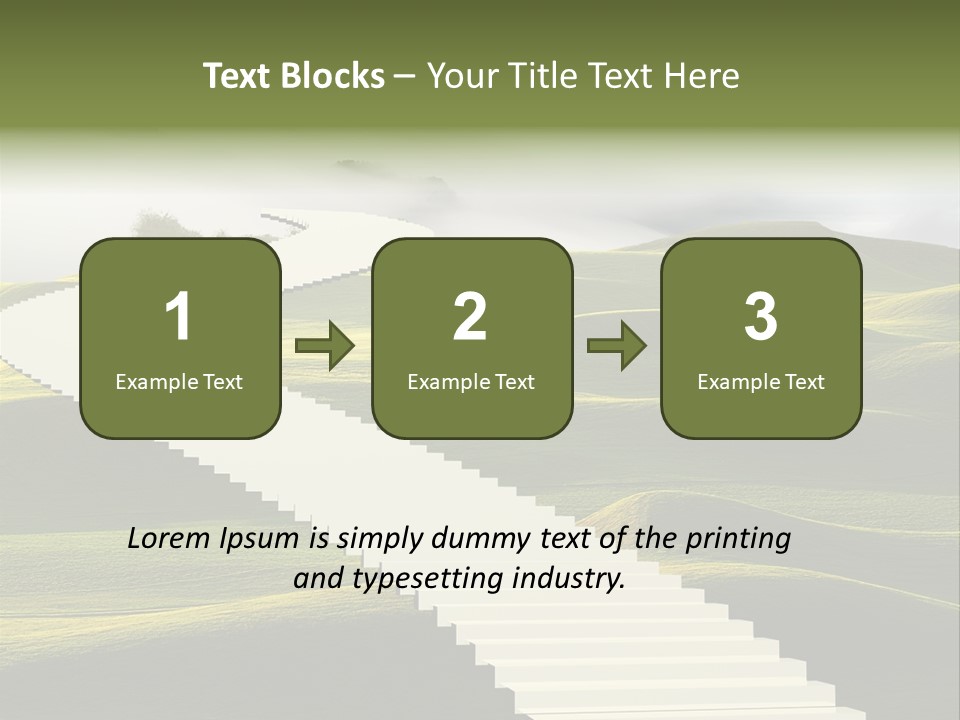 Idea Opportunity Cloudscape PowerPoint Template