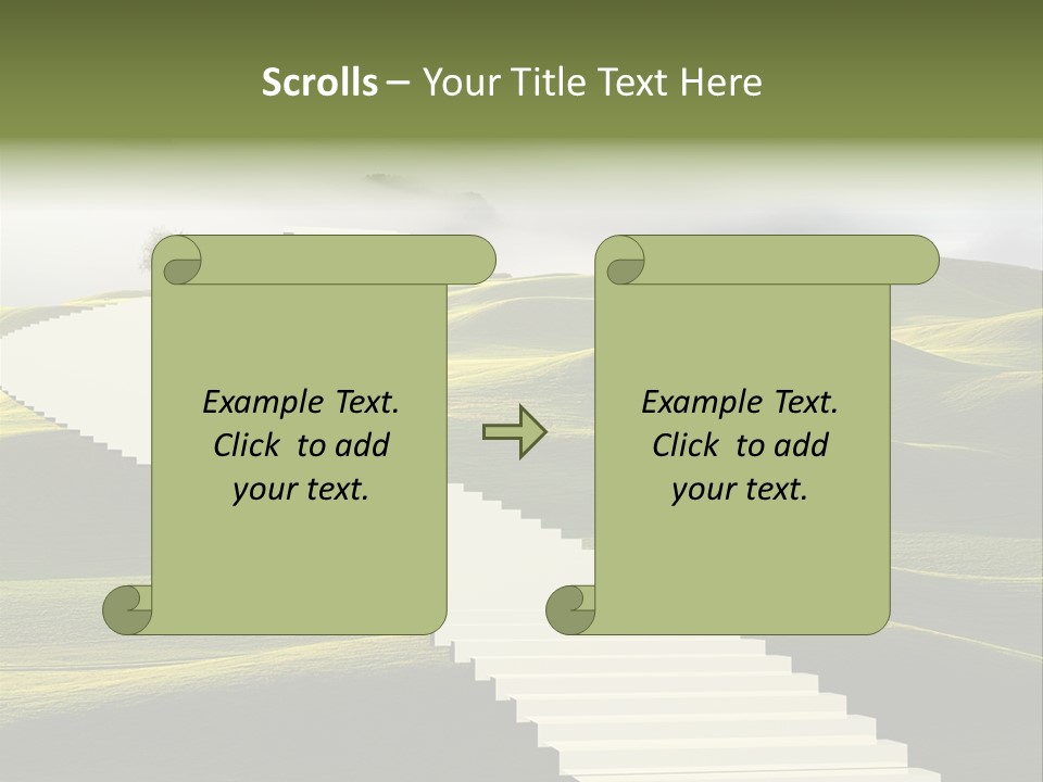 Idea Opportunity Cloudscape PowerPoint Template
