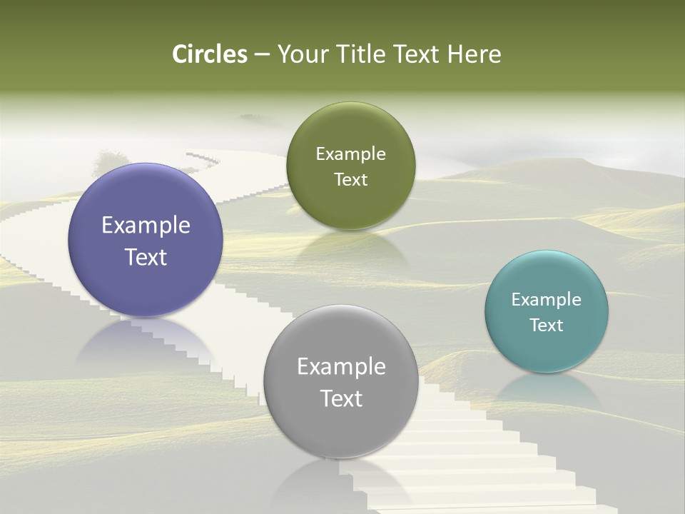 Idea Opportunity Cloudscape PowerPoint Template