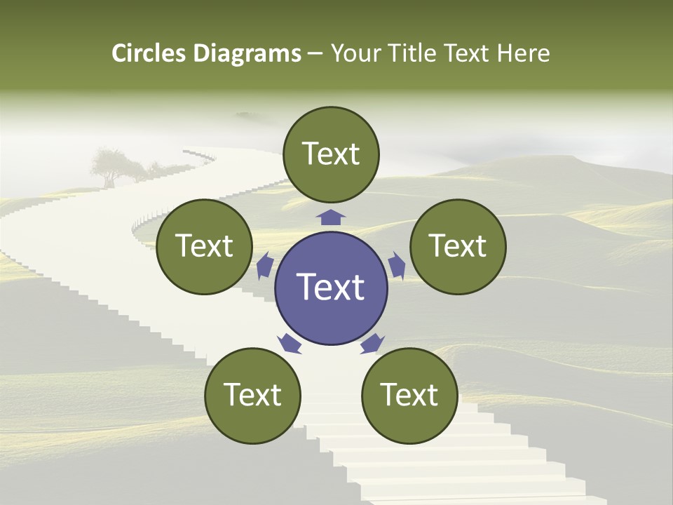 Idea Opportunity Cloudscape PowerPoint Template