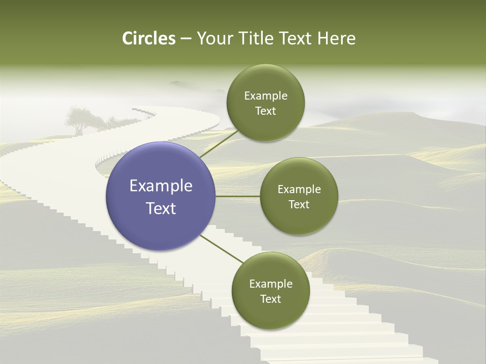 Idea Opportunity Cloudscape PowerPoint Template