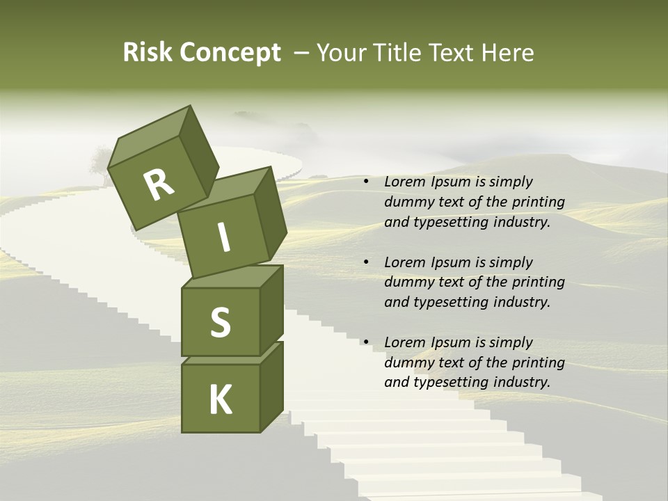 Idea Opportunity Cloudscape PowerPoint Template