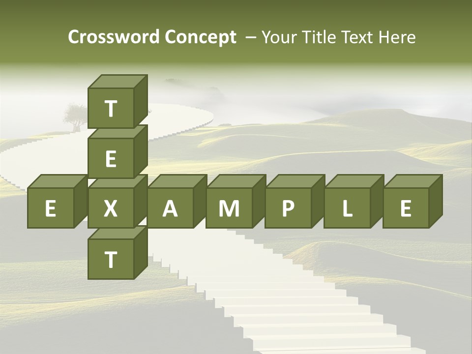 Idea Opportunity Cloudscape PowerPoint Template