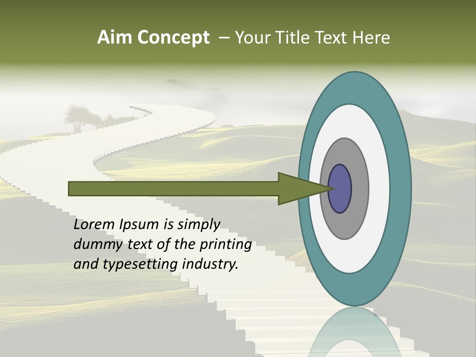 Idea Opportunity Cloudscape PowerPoint Template
