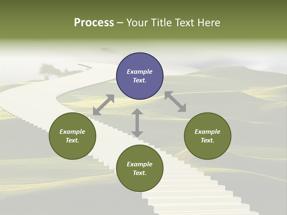 Idea Opportunity Cloudscape PowerPoint Template