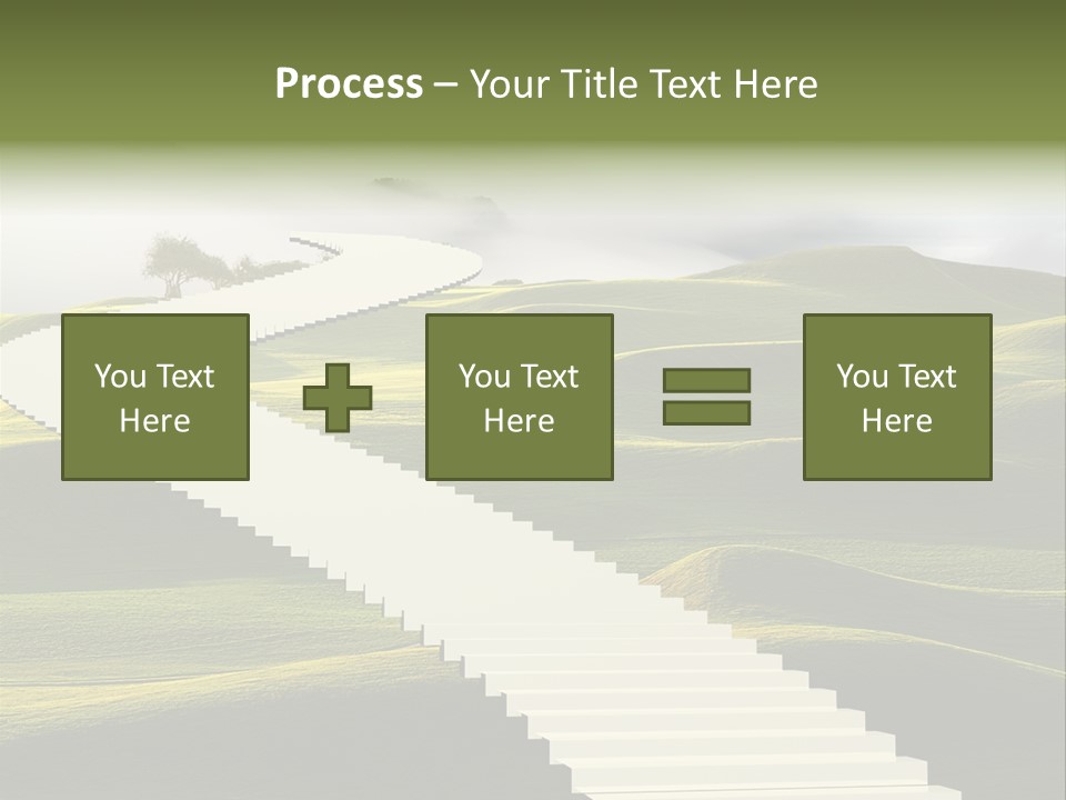Idea Opportunity Cloudscape PowerPoint Template