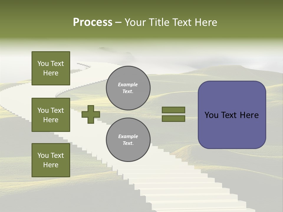 Idea Opportunity Cloudscape PowerPoint Template