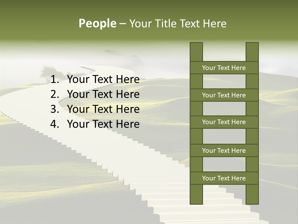 Idea Opportunity Cloudscape PowerPoint Template