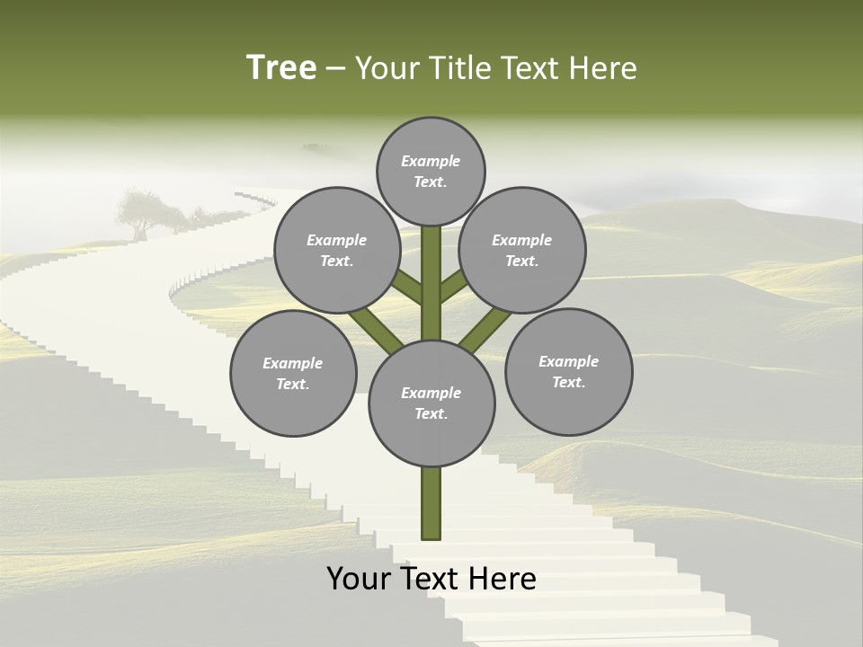 Idea Opportunity Cloudscape PowerPoint Template
