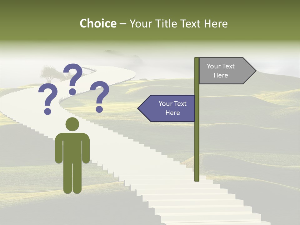 Idea Opportunity Cloudscape PowerPoint Template