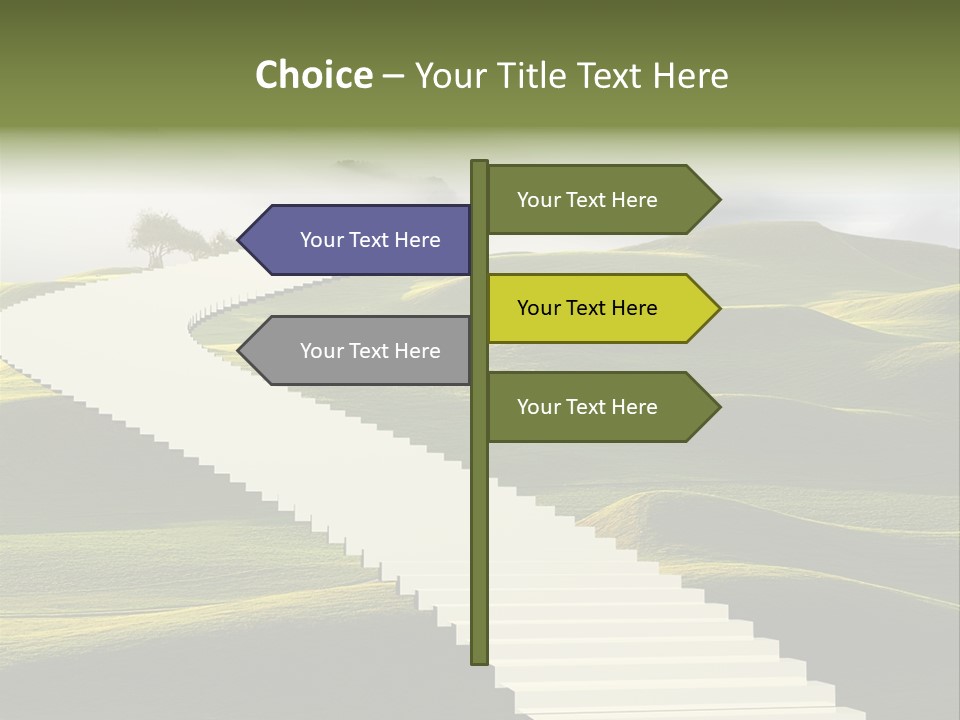 Idea Opportunity Cloudscape PowerPoint Template