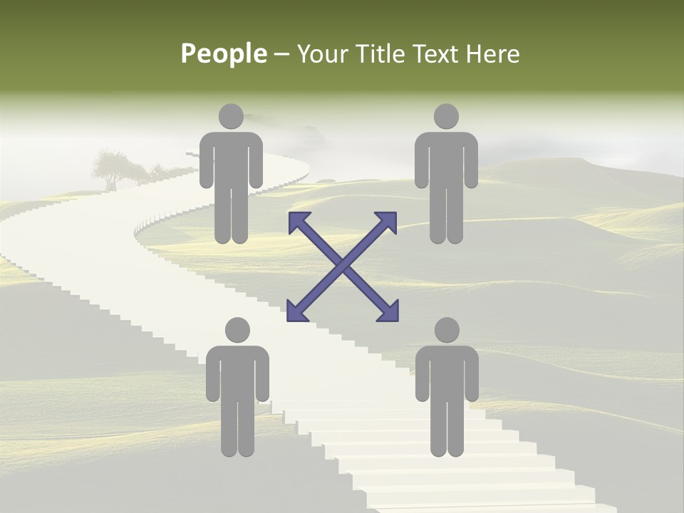 Idea Opportunity Cloudscape PowerPoint Template