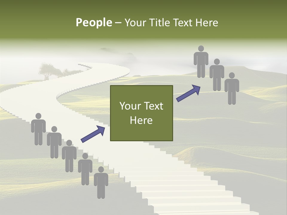 Idea Opportunity Cloudscape PowerPoint Template