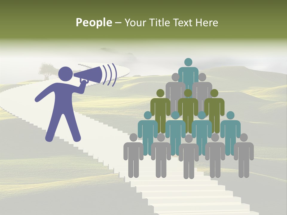 Idea Opportunity Cloudscape PowerPoint Template