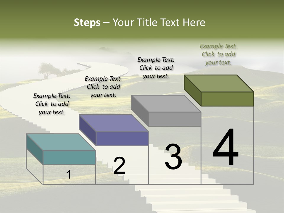 Idea Opportunity Cloudscape PowerPoint Template
