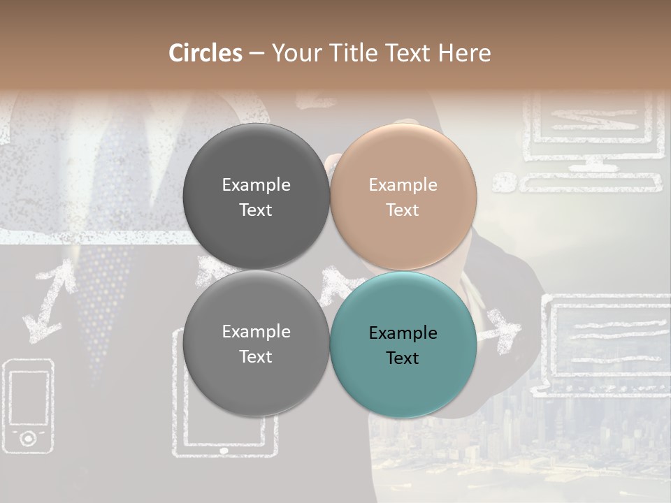 City Concept Chart PowerPoint Template