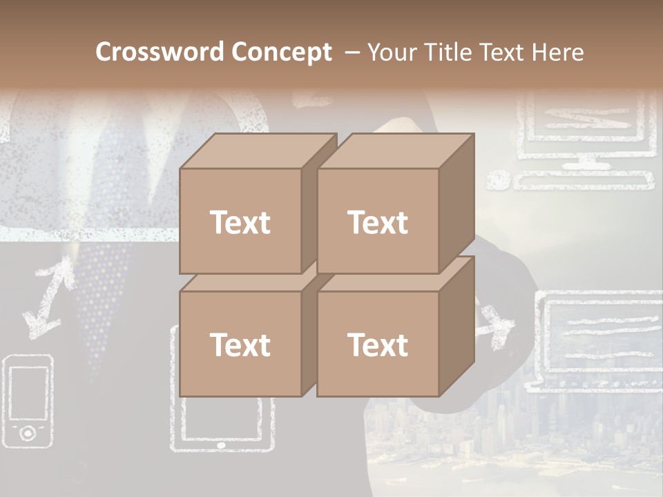 City Concept Chart PowerPoint Template