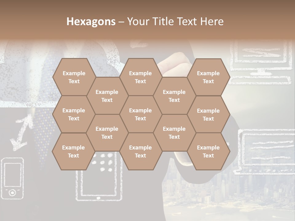 City Concept Chart PowerPoint Template