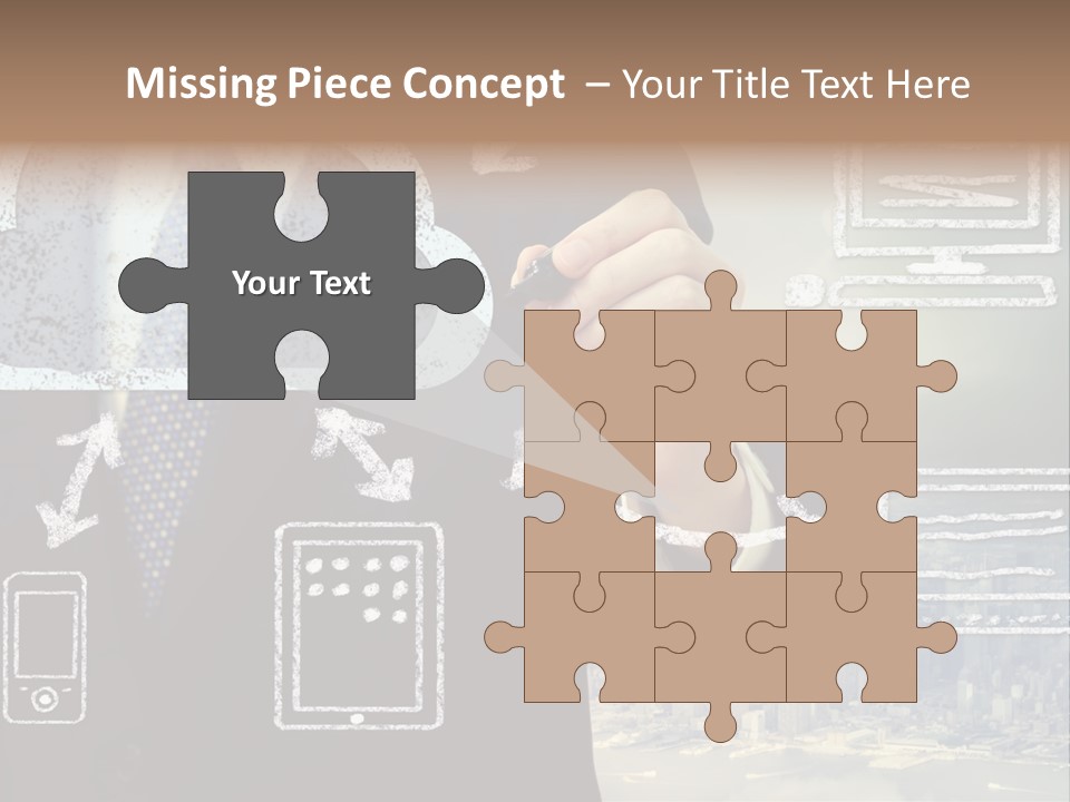 City Concept Chart PowerPoint Template