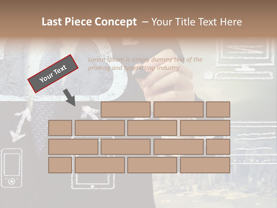 City Concept Chart PowerPoint Template