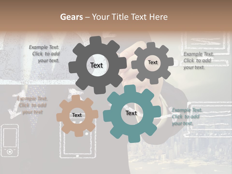 City Concept Chart PowerPoint Template