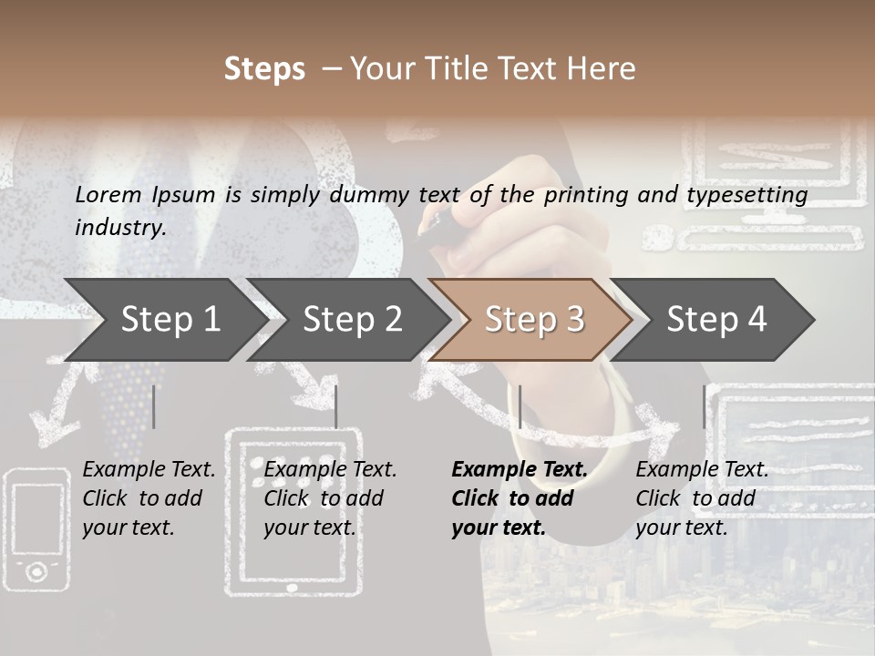 City Concept Chart PowerPoint Template