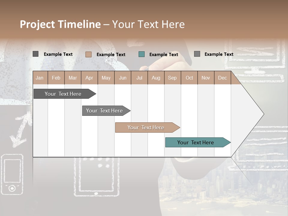 City Concept Chart PowerPoint Template