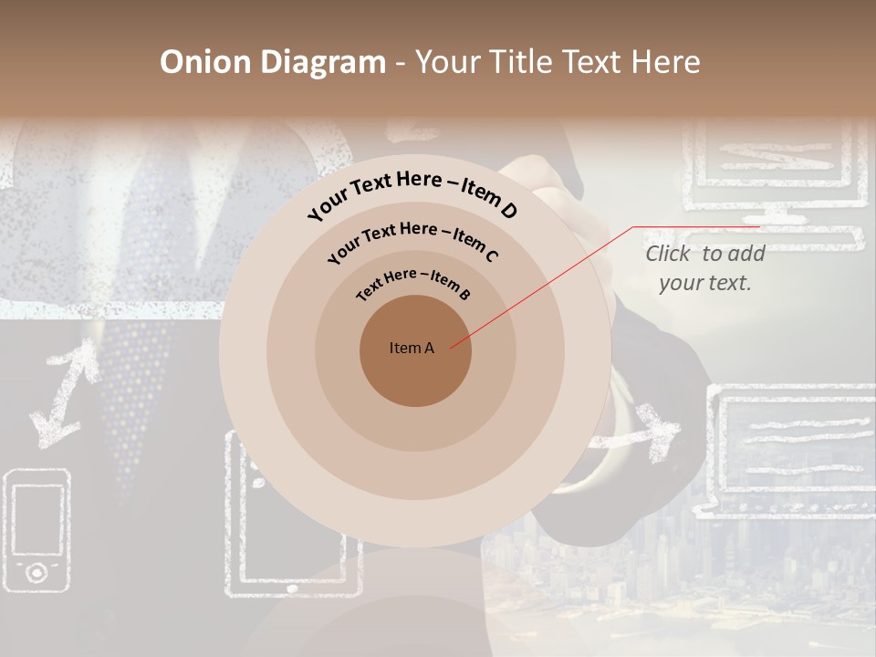City Concept Chart PowerPoint Template