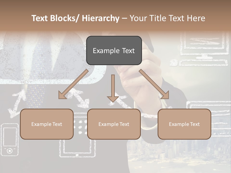 City Concept Chart PowerPoint Template
