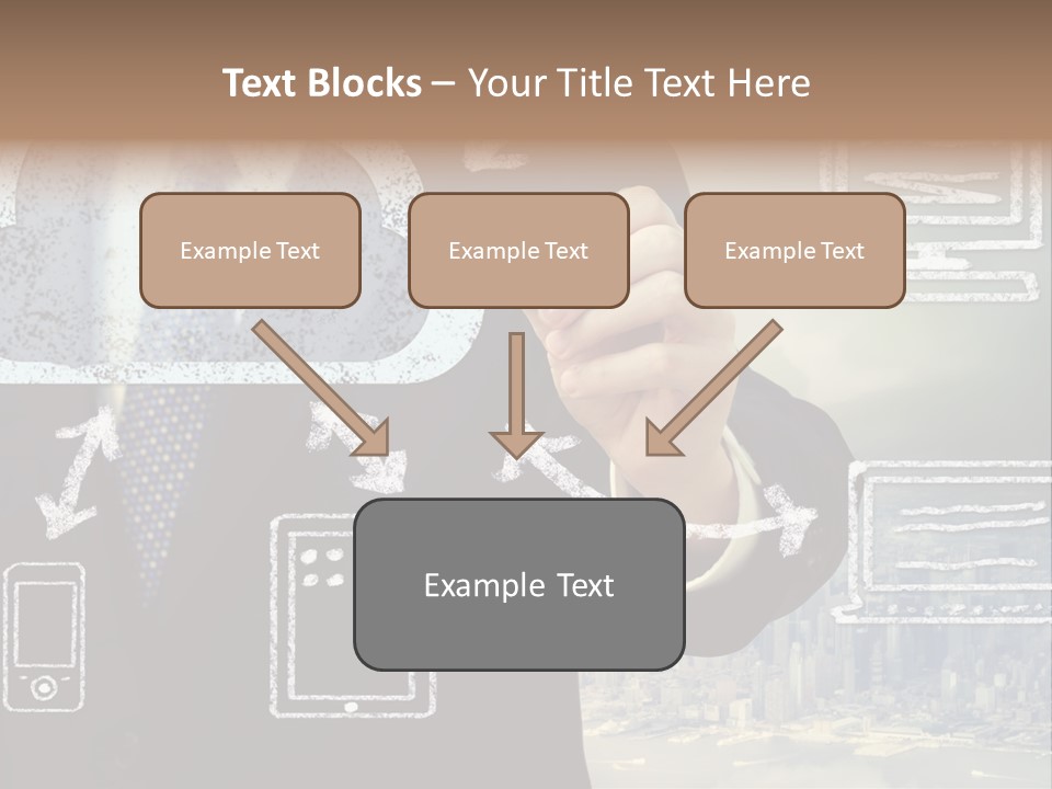 City Concept Chart PowerPoint Template