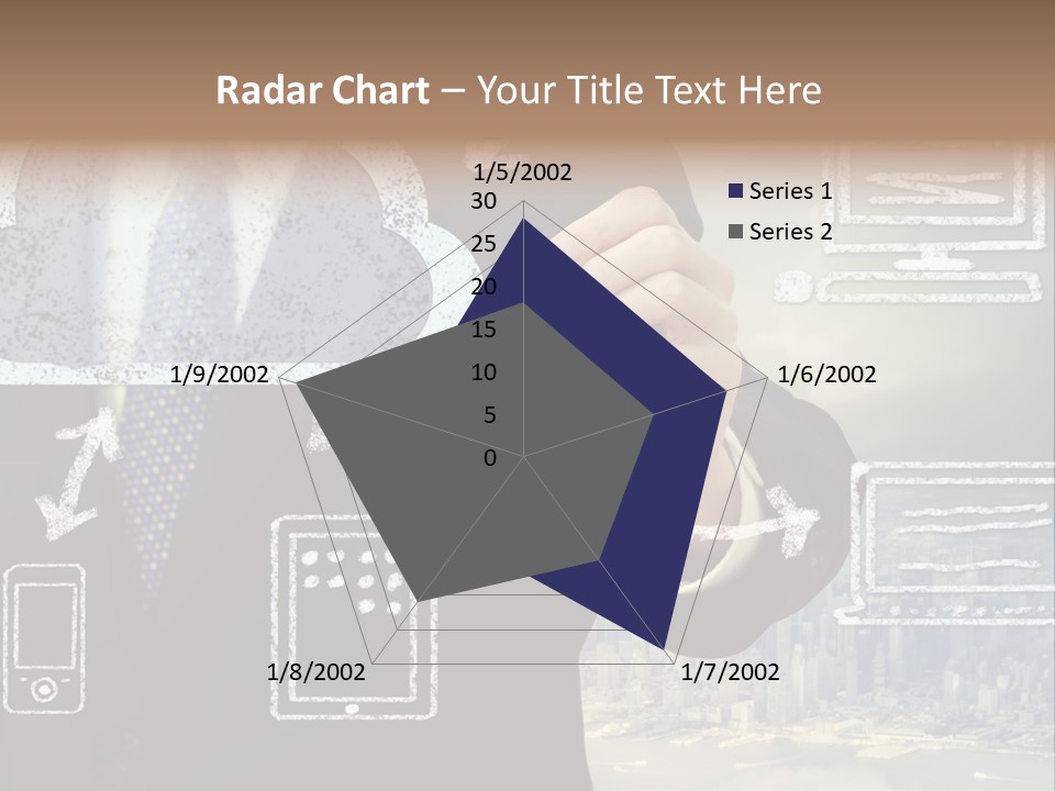 City Concept Chart PowerPoint Template
