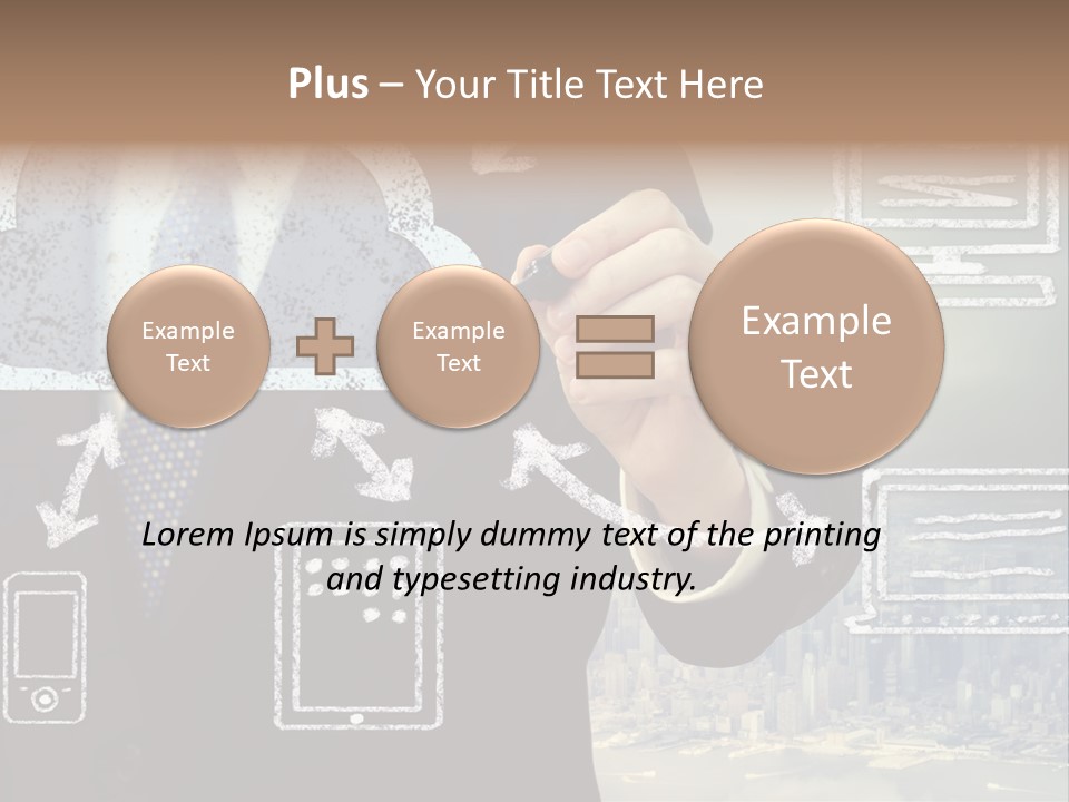 City Concept Chart PowerPoint Template