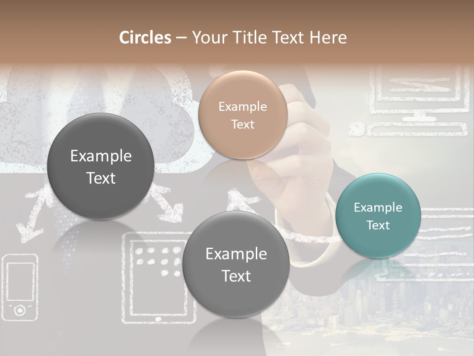 City Concept Chart PowerPoint Template