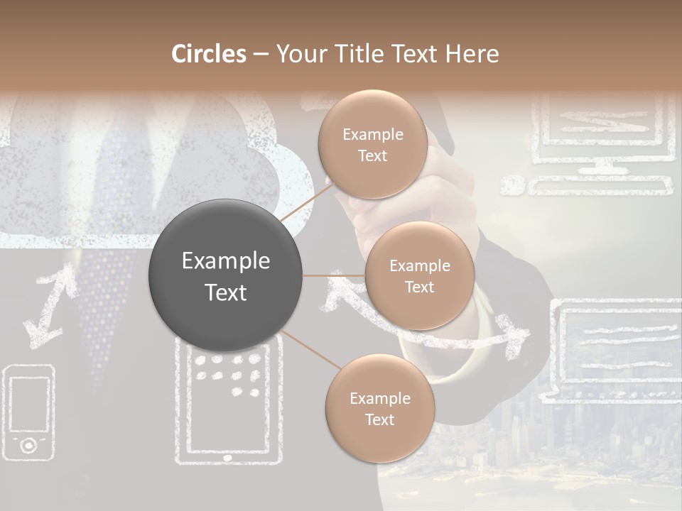 City Concept Chart PowerPoint Template