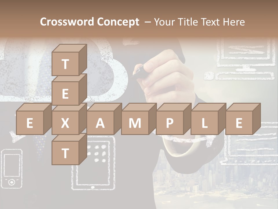 City Concept Chart PowerPoint Template