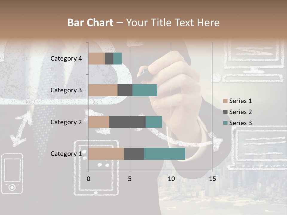 City Concept Chart PowerPoint Template