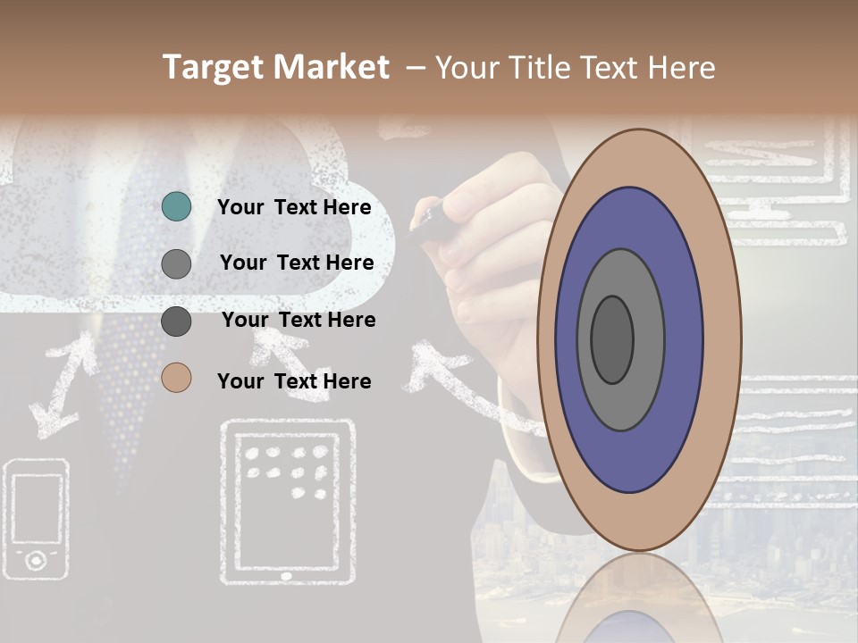 City Concept Chart PowerPoint Template