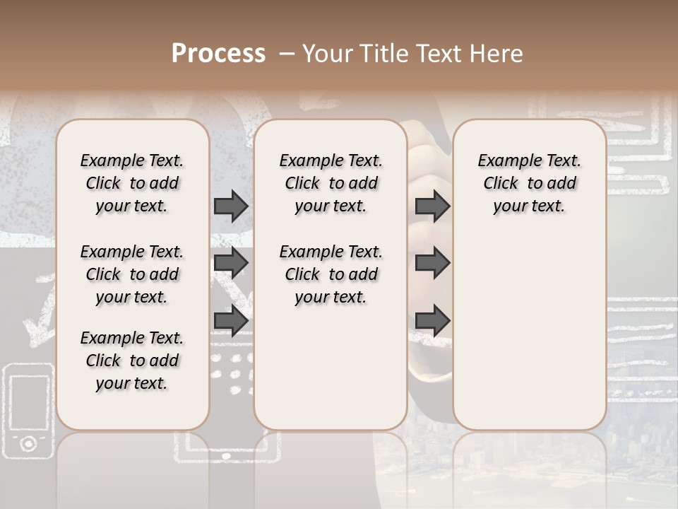 City Concept Chart PowerPoint Template