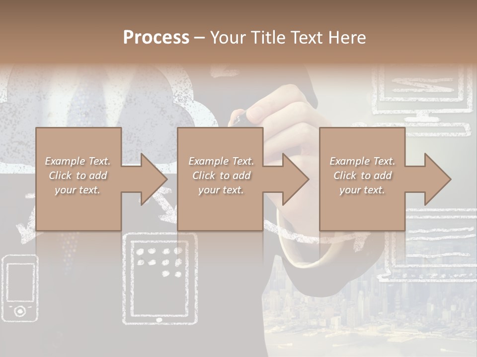 City Concept Chart PowerPoint Template