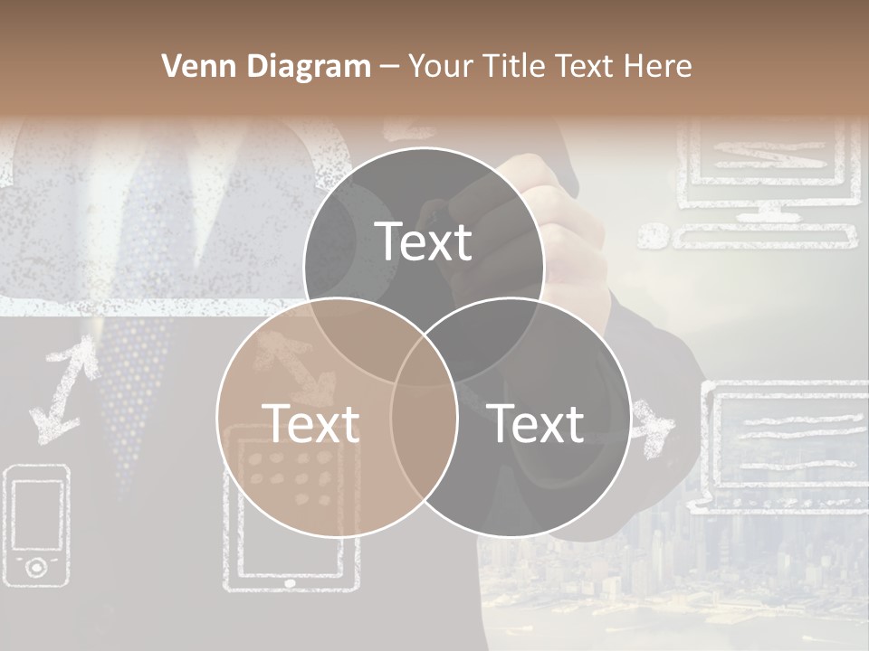 City Concept Chart PowerPoint Template
