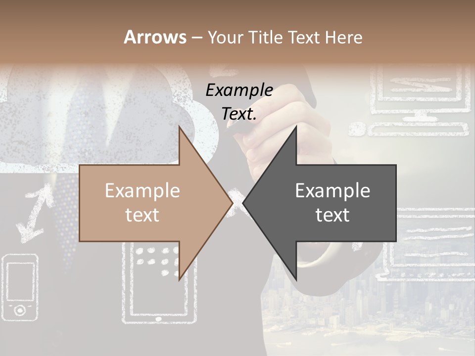 City Concept Chart PowerPoint Template