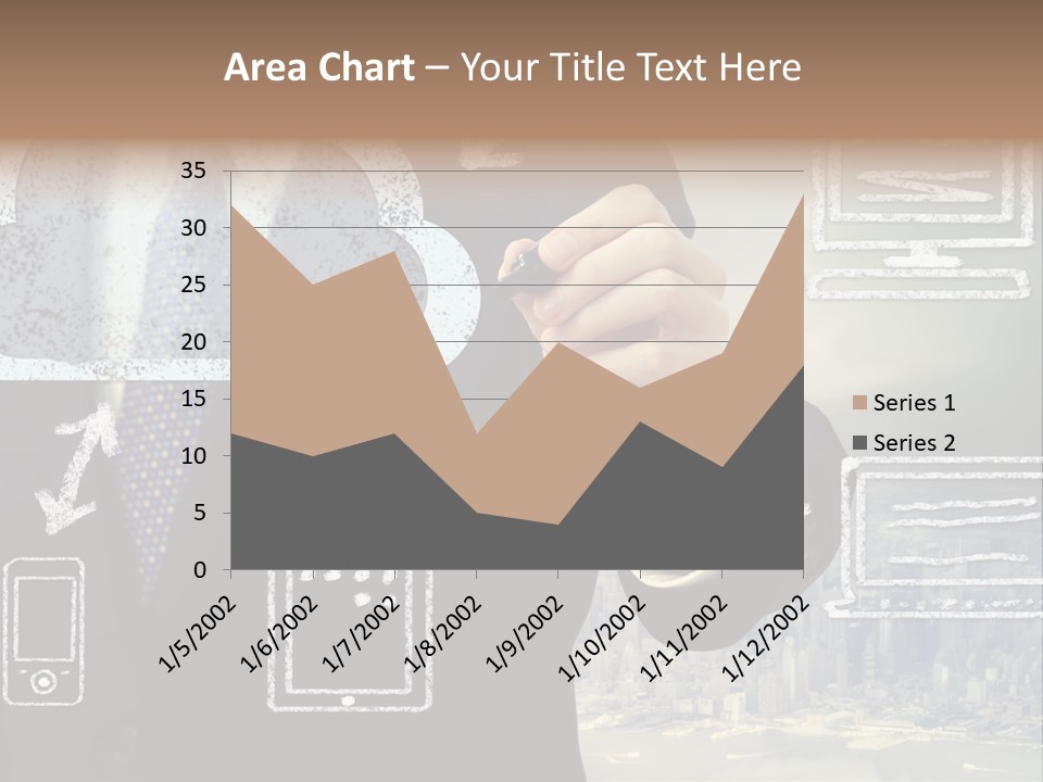City Concept Chart PowerPoint Template