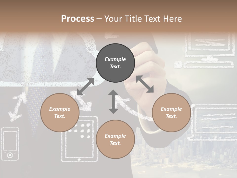 City Concept Chart PowerPoint Template