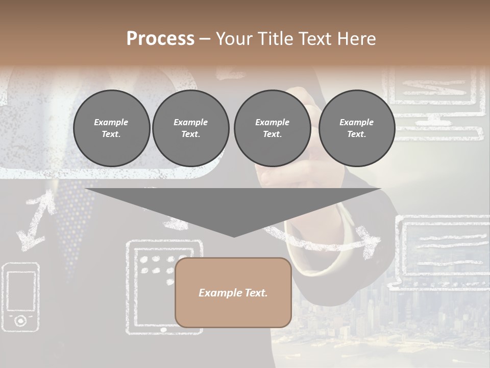 City Concept Chart PowerPoint Template