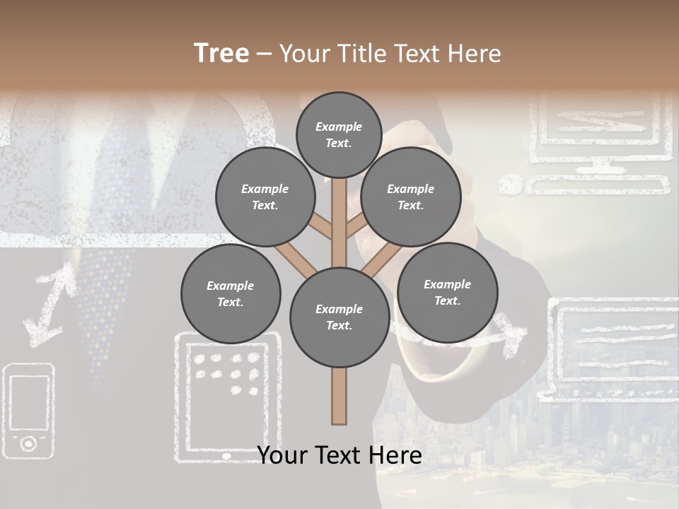 City Concept Chart PowerPoint Template
