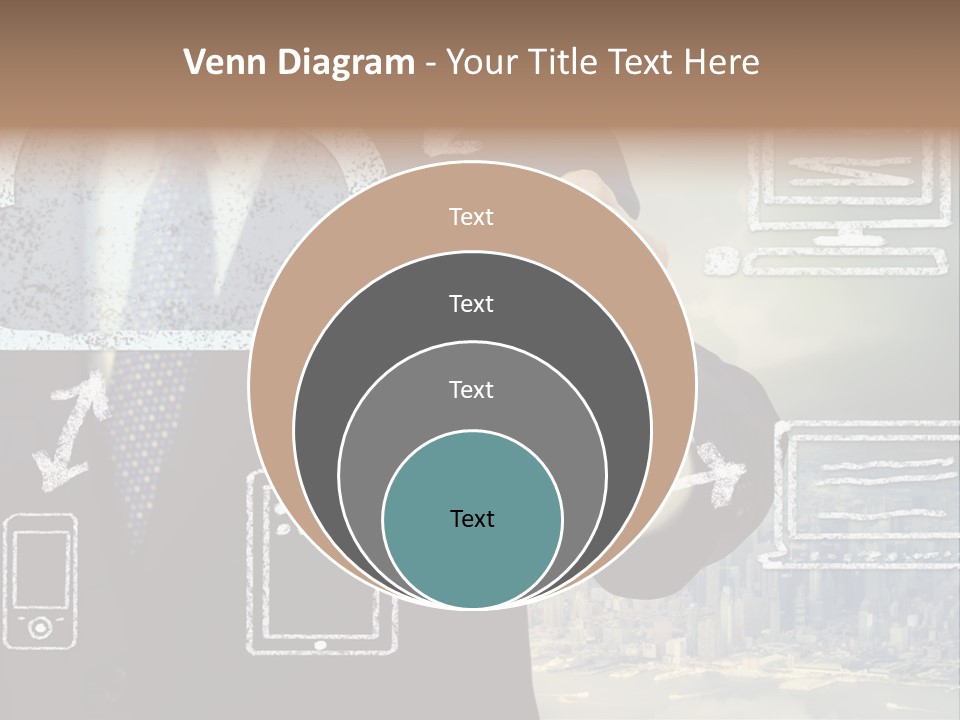 City Concept Chart PowerPoint Template