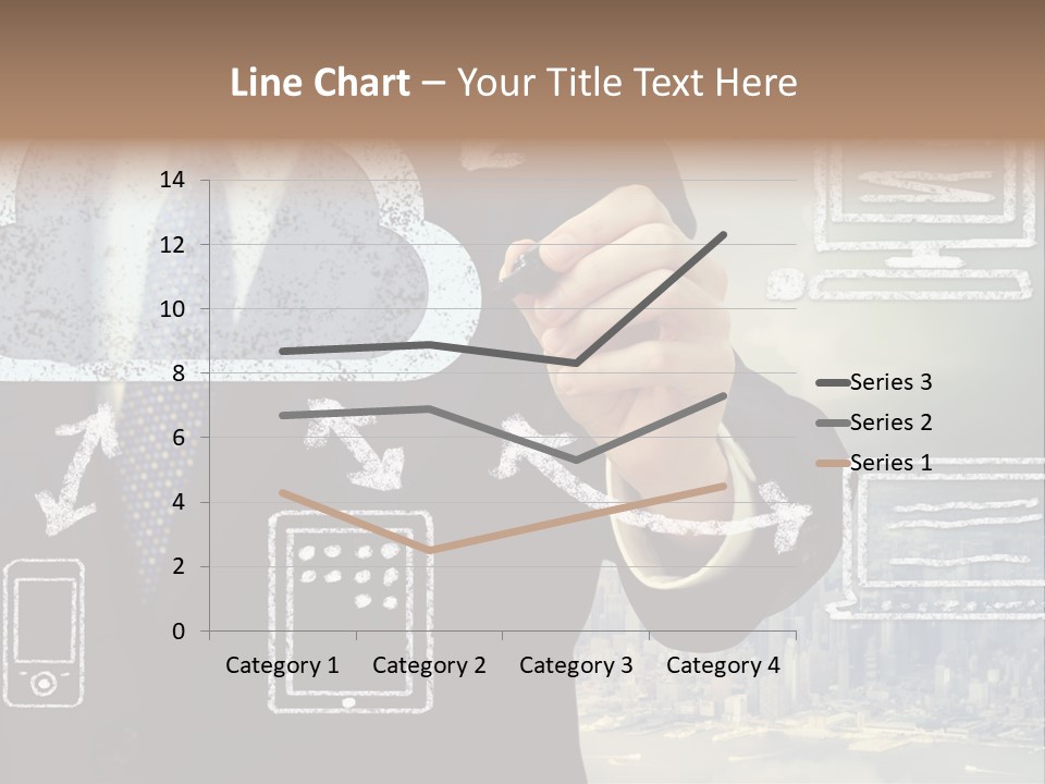 City Concept Chart PowerPoint Template