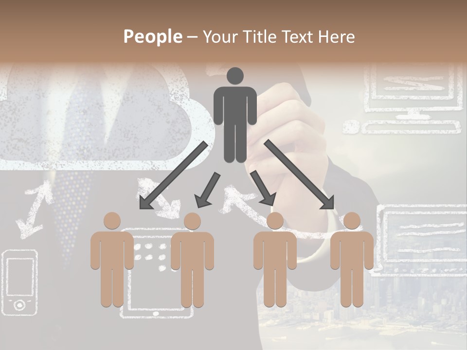 City Concept Chart PowerPoint Template