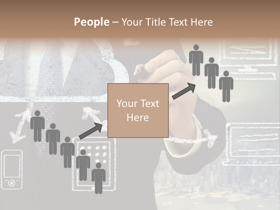 City Concept Chart PowerPoint Template